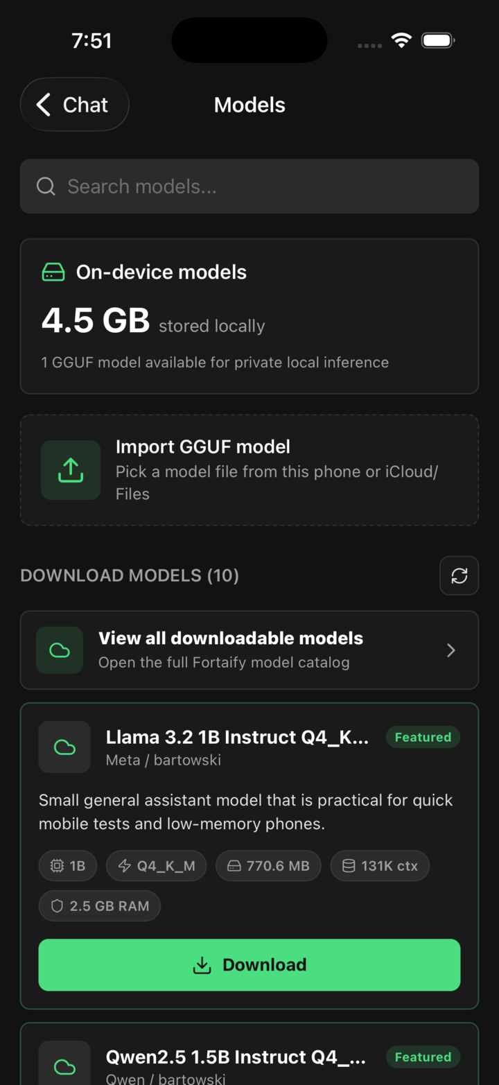 Glyph mobile model library